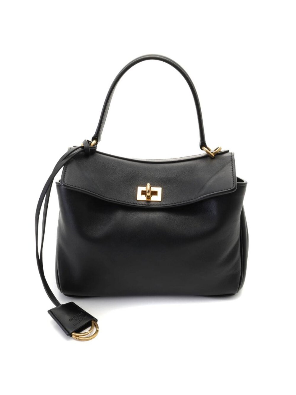 Balenciaga Rodeo Mini Black Leather Shoulder Bag